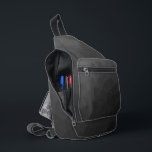 Dunkelgrau-Gefälle geometrisches Messmuster Crossbody Bag<br><div class="desc">Graugefälle geometrisches Messprofil bedruckte Tasche. Coole Mode Accessoires Tasche für jeden. Dreieck geometrisches Mesh mit Licht bis dunkelgrauem Ober Farbverlauf Design.</div>