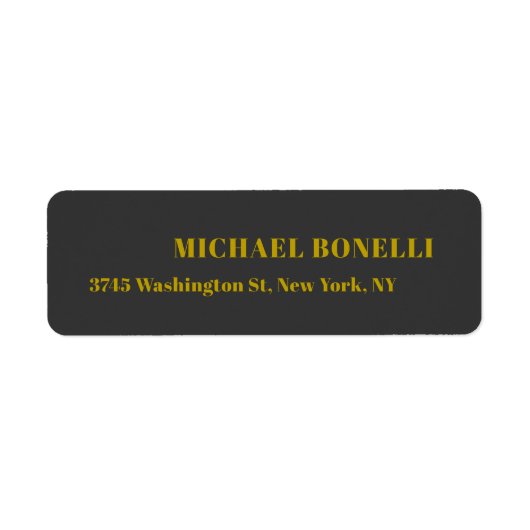 Dunkelgrau & Gold Professionelle individuelle Name (Vorne)
