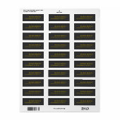 Dunkelgrau & Gold Professionelle individuelle Name (Vorne)