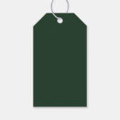 Dunkelgrau Grün Geschenkanhänger (Vorderseite)