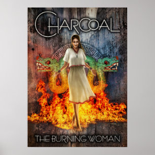 Dunkelgrau: Jungfrau Poster