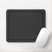 Dunkelgrau-Lederabdruck Mousepad (Mit Mouse)