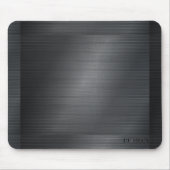 Dunkelgrau-Metal-Look Hintergrund Maus Pad Mousepad (Vorne)