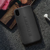 Dunkelgrau-metallisches Aluminiumsiegel Case-Mate iPhone Hülle