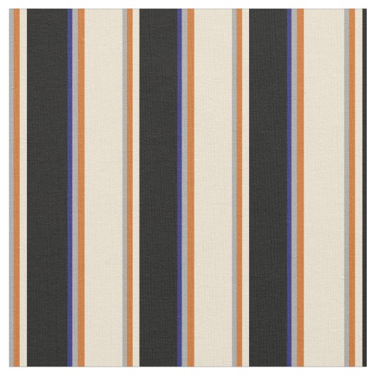 Dunkelgrau, Schokolade, Beige, Schwarz und Mittern Stoff (Nahaufnahme)