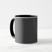 Dunkelgrau Tasse (Vorderseite Links)