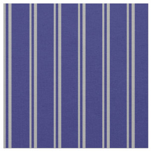 Dunkelgrau und Mitternachtsblau, farbige Linienmus Stoff