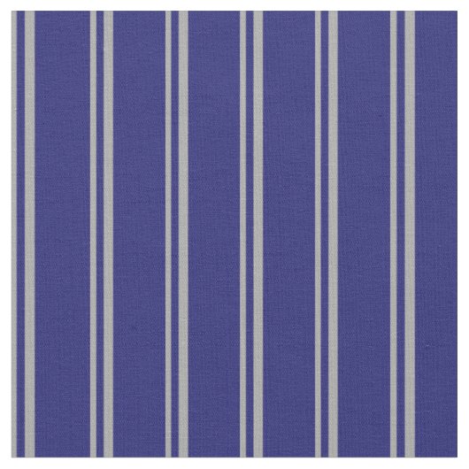 Dunkelgrau und Mitternachtsblau, farbige Linienmus Stoff (Nahaufnahme)