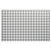 Dunkelgrau-weiß kariert Gingham Stoff (Fat Quarter (45,7 x 55,9 cm))