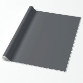 Dunkelgraue Einheitsfarbe Geschenkpapier (Ungerollt)