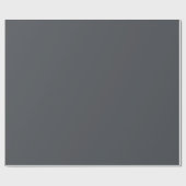 Dunkelgraue Einheitsfarbe Geschenkpapier (Flach)