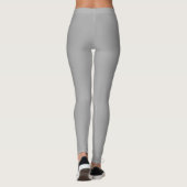 Dunkelgraue Farbe einfarbig Leggings (Rückseite)