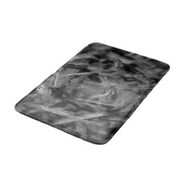 Dunkelgraue, farbige Quadrate, 'falsche Pinselstri Badematte