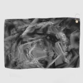 Dunkelgraue, farbige Quadrate, 'falsche Pinselstri Golfhandtuch (Horizontal)