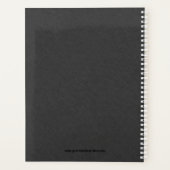 Dunkelgraue Imitate Leinenstruktur Planer (Rückseite)