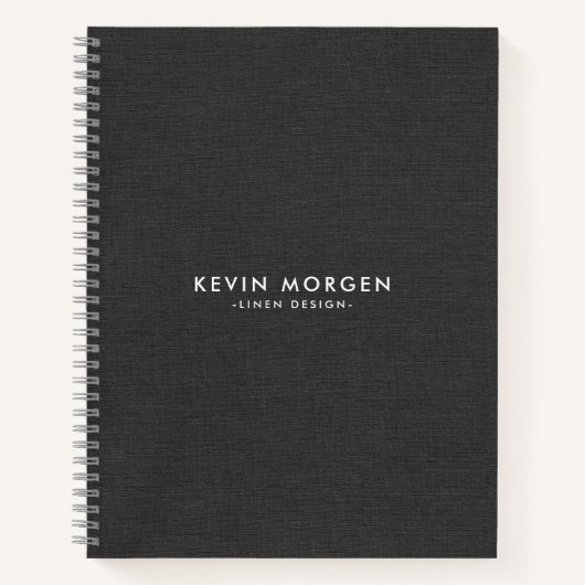 dunkelgraue Imitate Notizblock (Vorderseite)