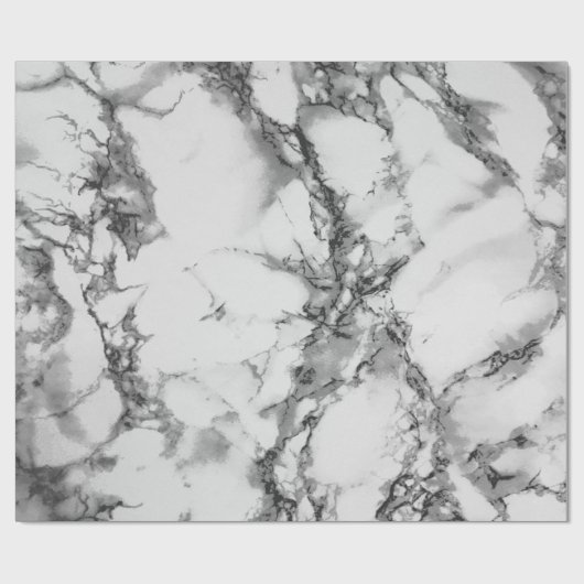 Dunkelgraue und hellgraue Marmortextur Geschenkpapier (Flach)