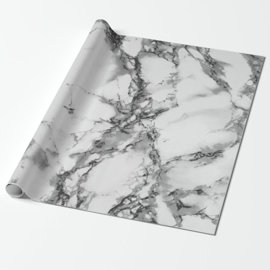 Dunkelgraue und hellgraue Marmortextur Geschenkpapier (Ungerollt)
