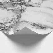 Dunkelgraue und hellgraue Marmortextur Geschenkpapier (Ecke)