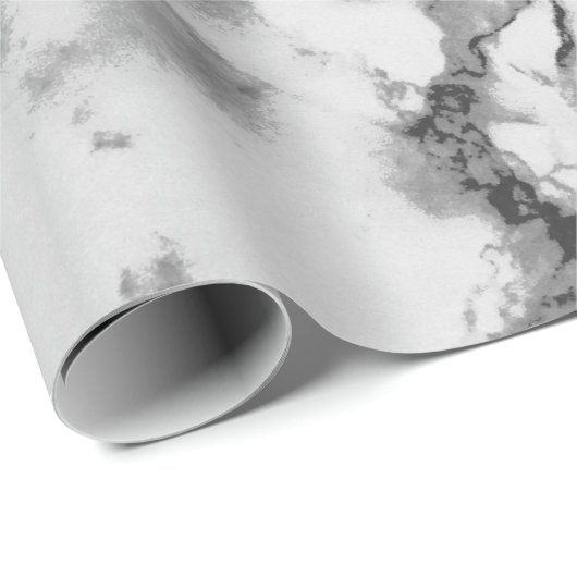 Dunkelgraue und hellgraue Marmortextur Geschenkpapier (Rolleneckpunkt)