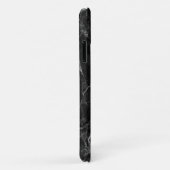 Dunkelgraue und Silberkörner Case-Mate iPhone Hülle (Hinten/Rechts)