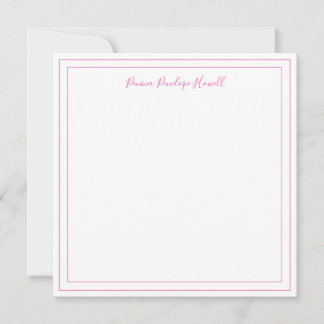 Dunkelgraue und weiße Minimalistische Fläche Anmer Dankeskarte