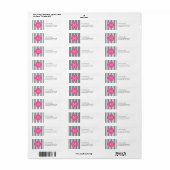 Dunkelgraue und weiße moderne Streifen mit Monogra (Vorne)