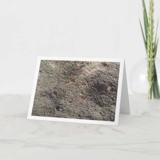 Dunkelgrauer Felsen, Steinhintergrund Karte (Vorderseite)