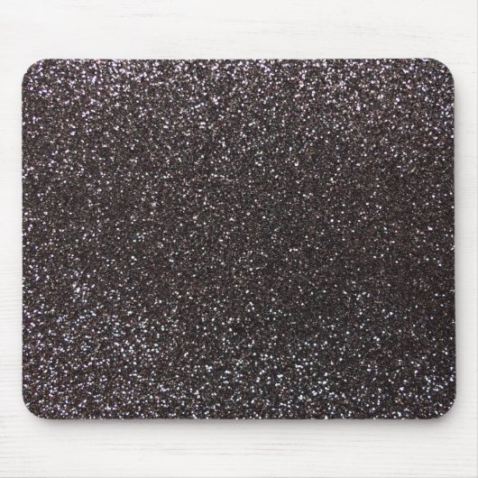Dunkelgrauer Glitter Mousepad (Vorne)