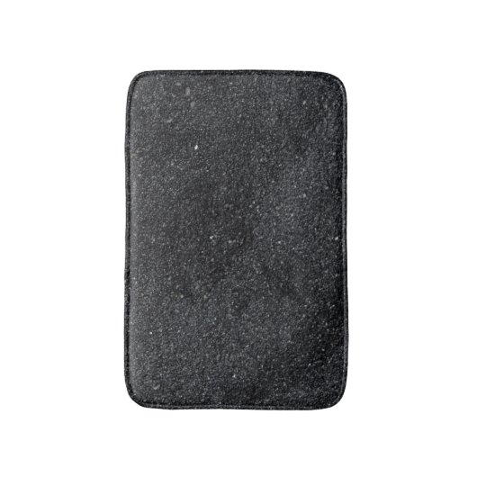 Dunkelgrauer Glitzer Badematte (Vorderseite Vertikal)