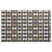 Dunkelgrauer Hundeknochen Stoff (Fat Quarter (45,7 x 55,9 cm))