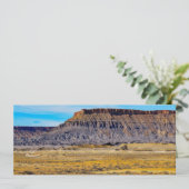 dunkelgrauer Mesa Feiertagskarte (Stehend Vorderseite)