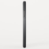 Dunkelgrauer metallischer Hintergrund Case-Mate iPhone Hülle (Hinten/Rechts)