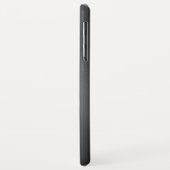 Dunkelgrauer metallischer Hintergrund Case-Mate iPhone Hülle (Hinten/Links)