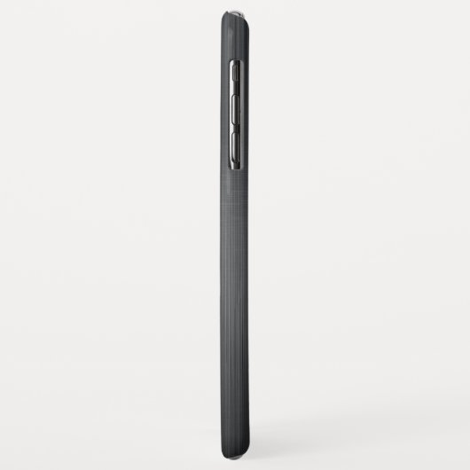 Dunkelgrauer metallischer Hintergrund Case-Mate iPhone Hülle (Hinten/Links)