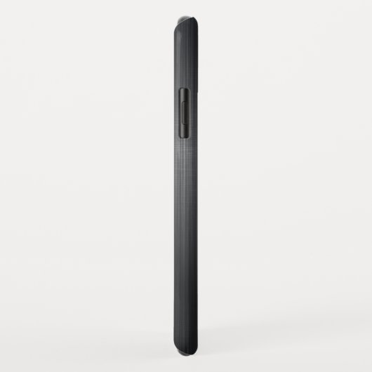 Dunkelgrauer metallischer Hintergrund Case-Mate iPhone Hülle (Hinten/Rechts)