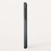 Dunkelgrauer metallischer Hintergrund Case-Mate iPhone Hülle (Hinten/Links)