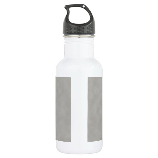 Dunkelgrauer Pergament Textur Hintergrund Trinkflasche (Rückseite)