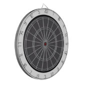 Dunkelgrauer Punkt Dartscheibe (Vorderseite Links)