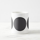Dunkelgrauer Punkt Kaffeetasse (Mittel)