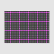 Dunkelgrauer u. rosa Tartan