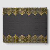 Dunkelgrauer Vintager Lederrahmen Gästebuch (Rückseite)