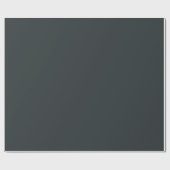 Dunkelgraues Azurblau Geschenkpapier (Flach)