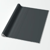 Dunkelgraues Azurblau Geschenkpapier (Ungerollt)