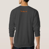 Dunkelgraues Crew-Hals-Sweatshirt Sweatshirt (Rückseite)