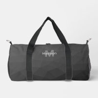 Dunkelgraues geometrisches Maschenmuster Monogram