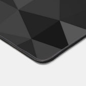 Dunkelgraues, geometrisches Maschenmuster Schreibtischunterlage (Ecke)