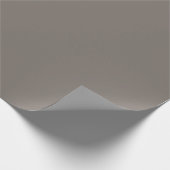 Dunkelgraues Grau Pop Of Farbe Geschenkpapier (Ecke)