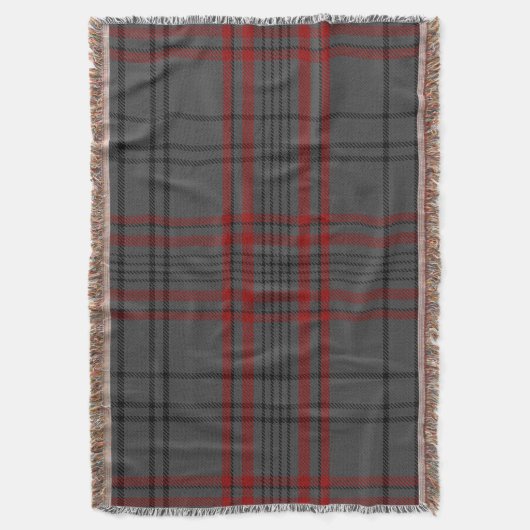 Dunkelgraues Holzkohlen-Schwarzesroter riesiger Decke (Vorderseite Vertikal)