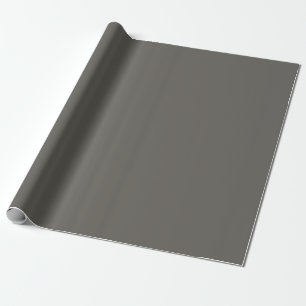 Dunkelgraues Ironside-Orange Farbakzent Geschenkpapier